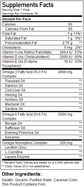 UN Animal Omega 30 pack